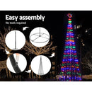 Jingle Jollys 5M LED Christmas Tree Optic Fiber Lights 750pc LED Multi Colour - Coll Online