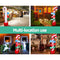 Jingle Jollys 2.4M Christmas Inflatable Santa Guide Candy Pole Xmas Decor LED - Coll Online