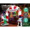Jingle Jollys 3M Christmas Inflatable Archway with Santa Xmas Decor LED - Coll Online