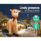Jingle Jollys 5M Christmas Inflatable Reindeer Giant Deer Air-Power Light Inside - Coll Online