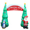 Jingle Jollys Inflatable Christmas Tree Archway Santa 3M Xmas Outdoor Decoration - Coll Online