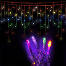 Coll 800 LED Christmas Icicle Lights Multi colour