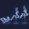 Jingle Jollys Christmas Motif Lights LED Rope Reindeer Waterproof Outdoor Xmas - Coll Online