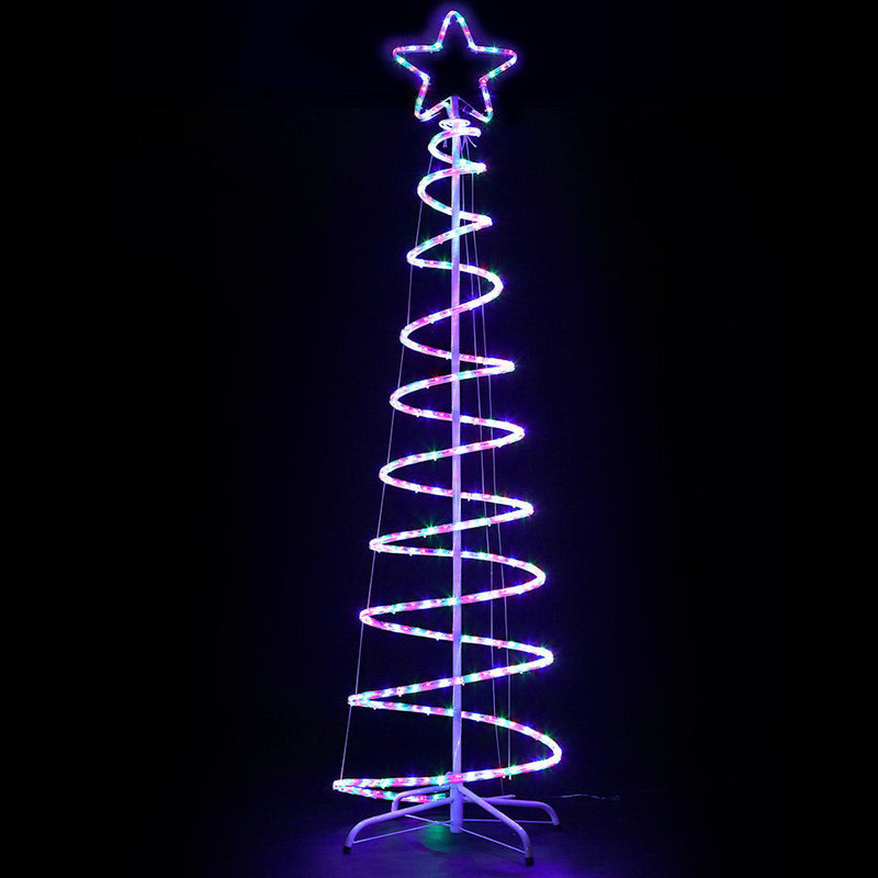 Jingle Jollys Christmas LED Motif Light 1.88M Tree Waterproof Colourful - Coll Online