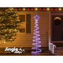 Jingle Jollys Christmas LED Motif Light 1.88M Tree Waterproof Colourful - Coll Online