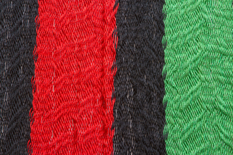 Queen Size Cotton Hammock in Rasta - Coll Online