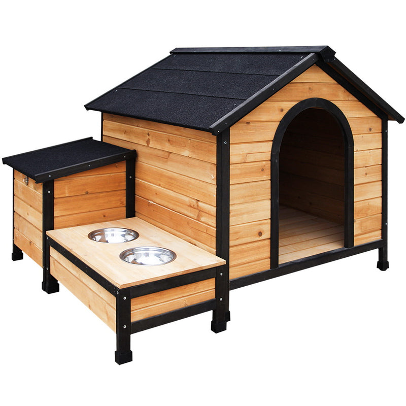 i.Pet Extra Large Wooden Pet Kennel with Storage - Coll Online