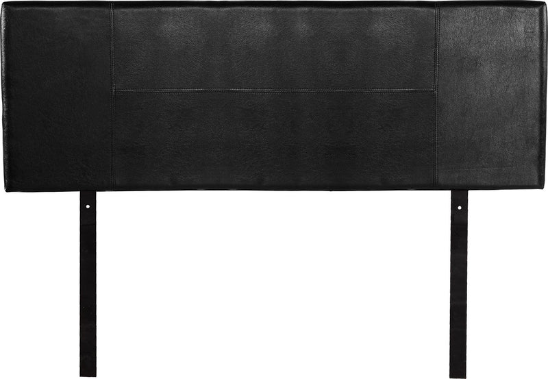 PU Leather Queen Bed Headboard Bedhead - Black