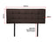 PU Leather Queen Bed Deluxe Headboard Bedhead - Brown