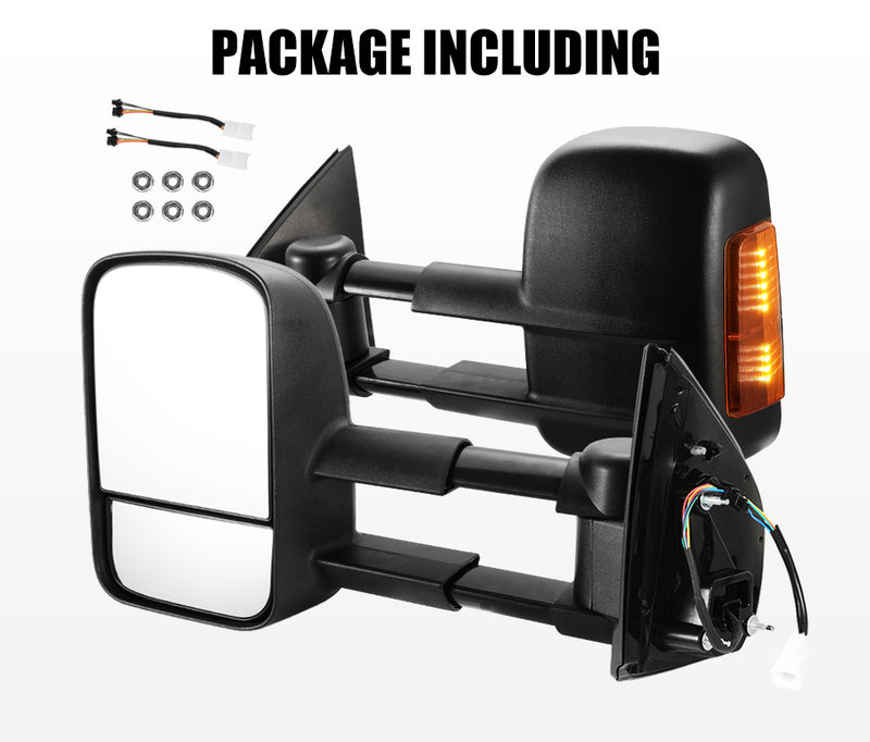 Pair Extendable Towing Mirrors Fit Holden COLORADO RG/COLORADO 7 2012+
